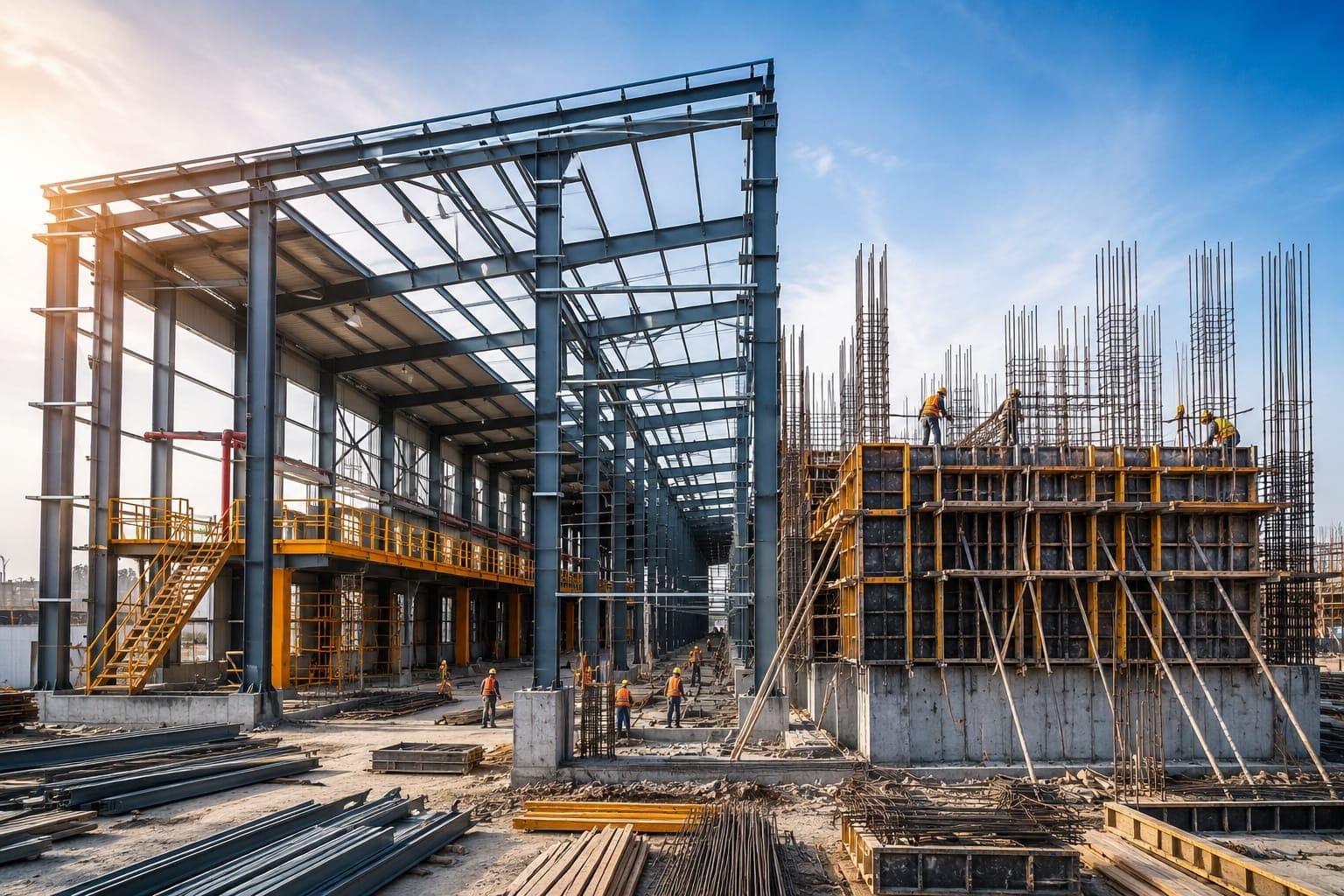 Steel Structures and Steel Formwork